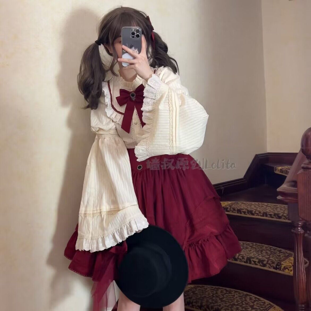 (Buyforme)Uncle Wall Original~Rich Girl~Elegant Lolita SK and Shirt   