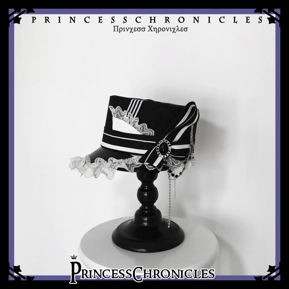 Princess Chronicles~Fancy Trick~Retro Ouji Lolita Hat Accessory   