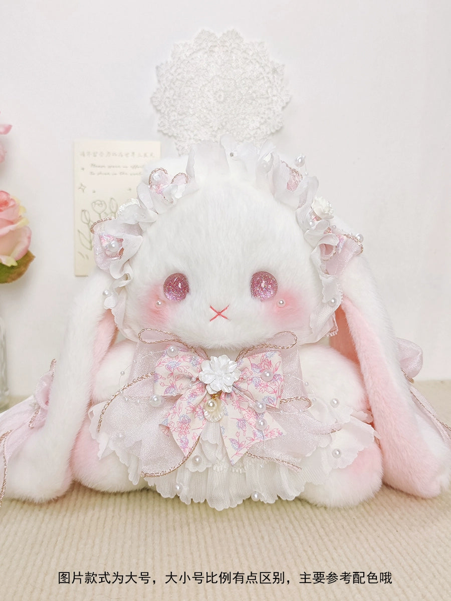 Bear Star~Kawaii Lolita Bag Handmade Bunny Crossbody Shoulders Bags Gardenia Yellow-crossbody  