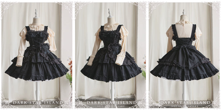 Dark Star Island~Halloween Gothic Lolita JSK Short Lolita Jumper Dress 39946:644472