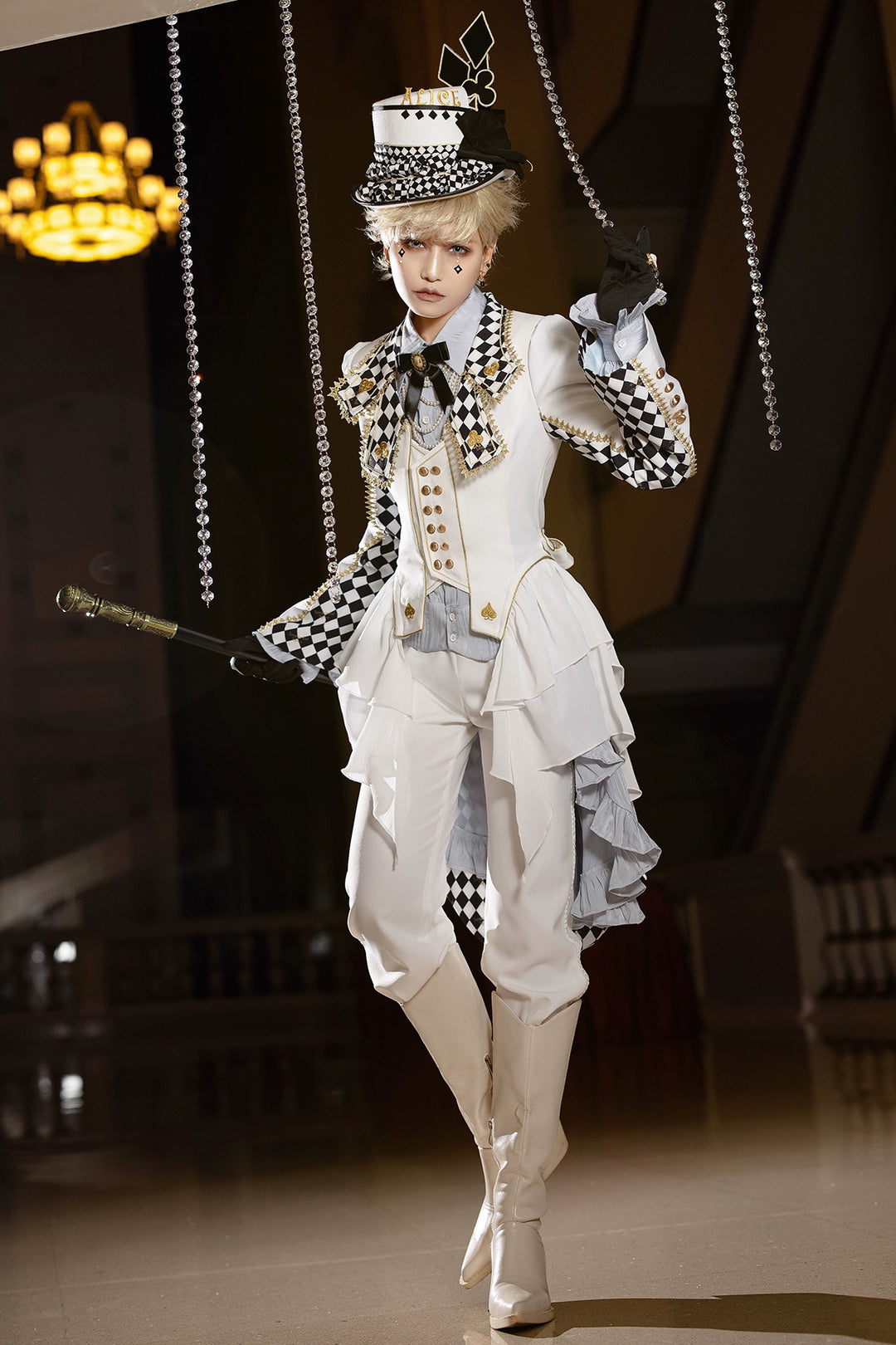 Immortal Thorn~Lost Alice~Ouji Lolita Coat Checkered Prince Outwear