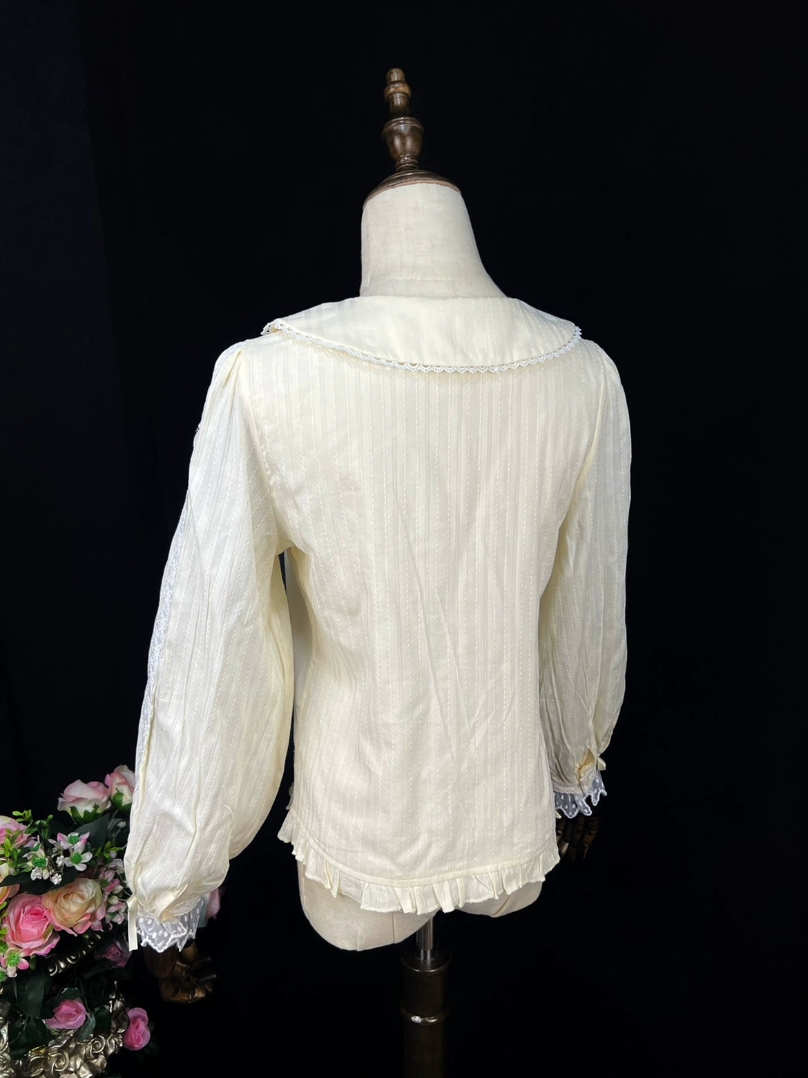 DMFS Lolita - Sweet Lolita Long Sleeve Shirt with Doll Collar