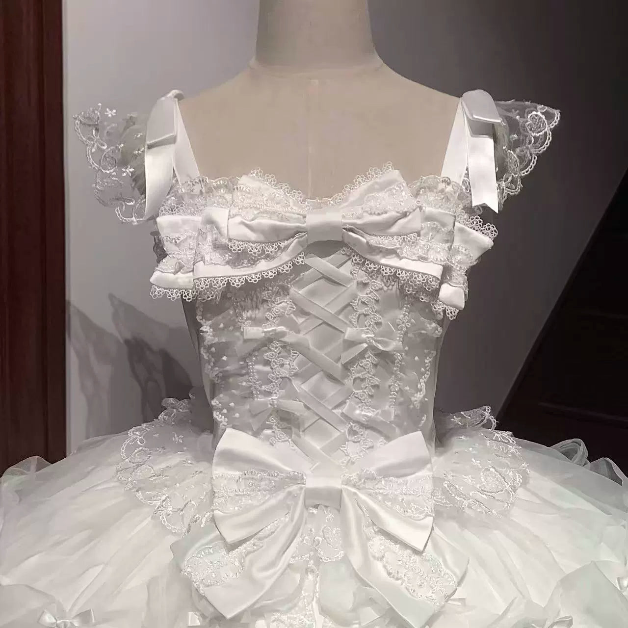 Sugar Girl - Velvet Sweetheart - Doll-like Sweet Lolita Jumper Dress, Bow Accents 44021:792744