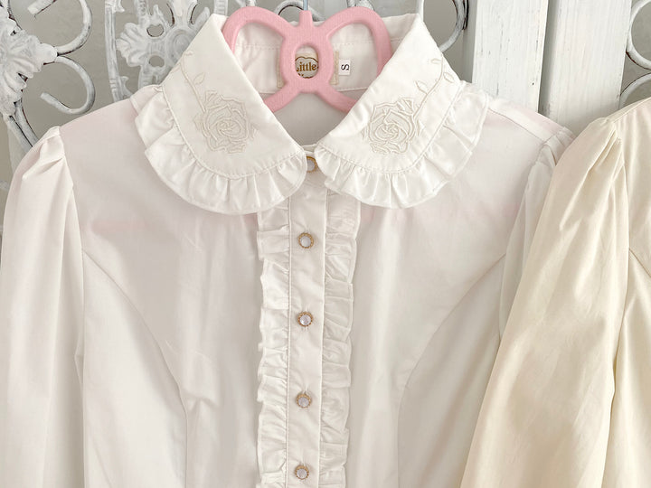 Little Dipper~Rose~Elegant Lolita Doll Collar Blouse   