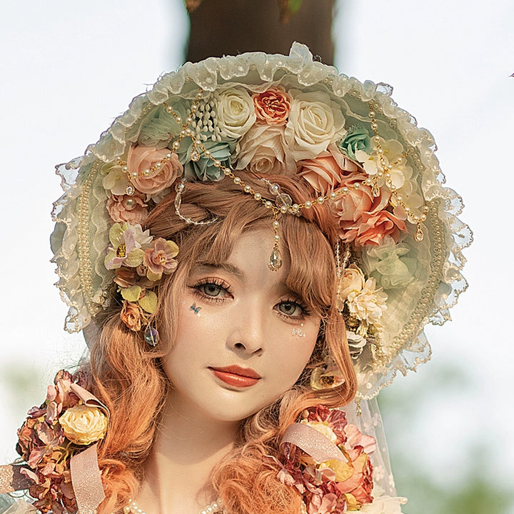 Cat Fairy~Wedding Lolita BNT Hair Accessory Necklace Parasol   