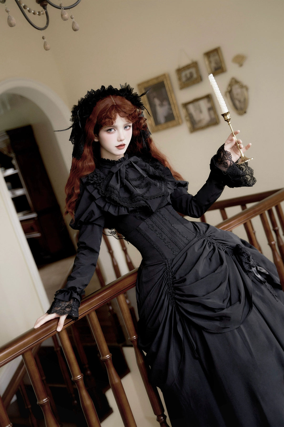 The Original Witch~Gothic Lolita Dress Fishbone Lifting Corset SK Shirt 40736:680220