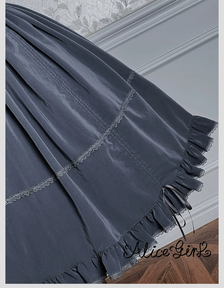 Alice Girl - Duke of Victoria - Classic Lolita SK & Overskirt Set 44092:794924