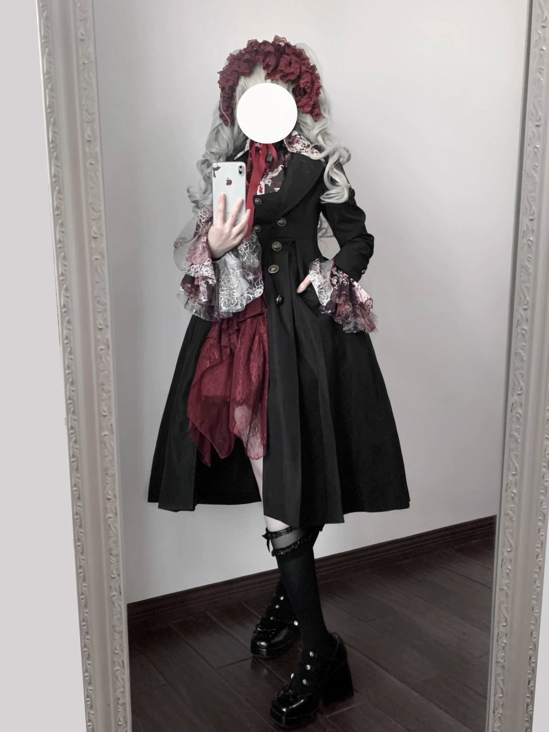 Gazing Galactic~Paranoia Punishment~Ouji Lolita Trench Coat Gothic Lolita Coat