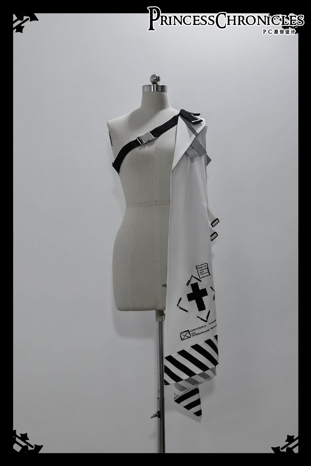 Princess Chronicles~Dry sea and Ashlar~Ouji Lolita White Cloak Set S single shoulder shawl (pre-order) 