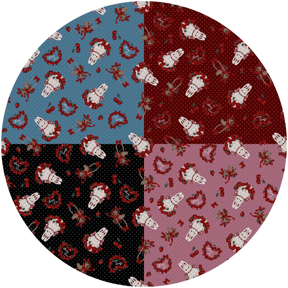 Miss Point - Forest Berry Bunny - Sweet Lolita JSK Elegant Bunny Print Dress 41972:720918