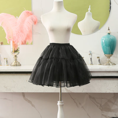 Manyiluo~Jenny Ku~Daily Lolita 45CM Boneless Puffy Petticoat black  