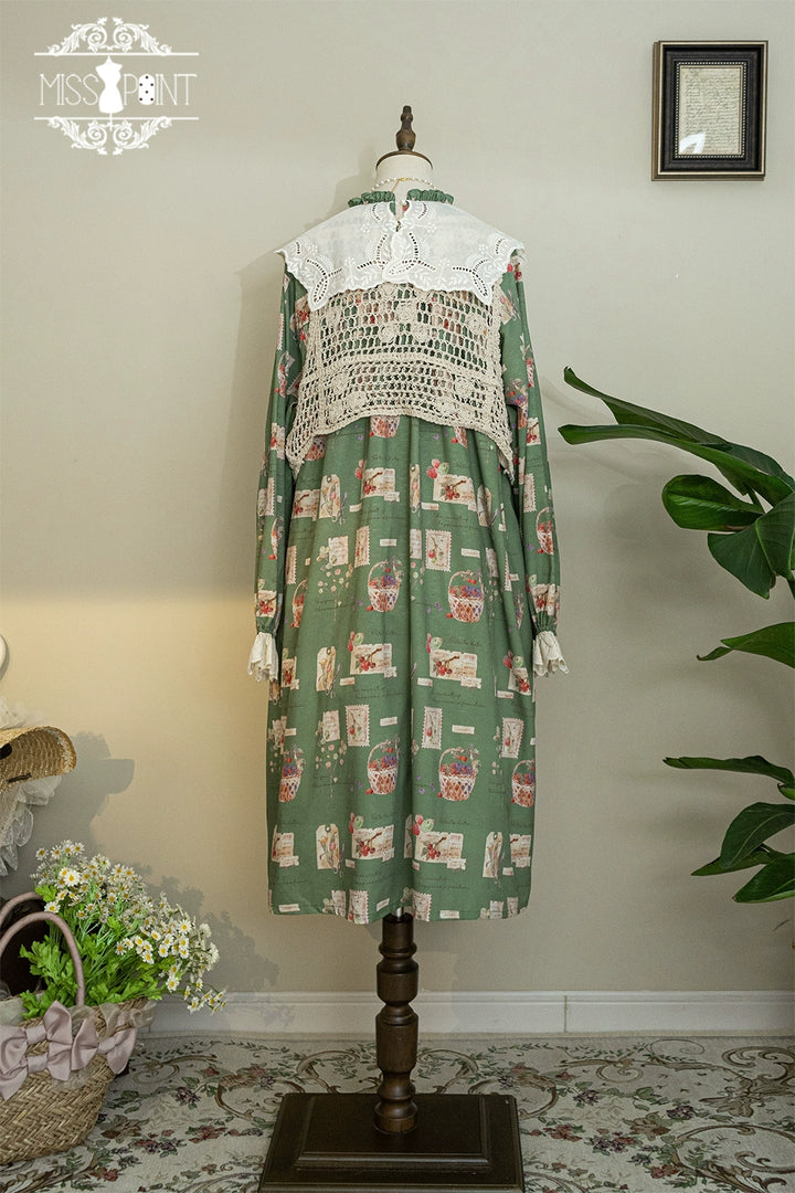 (Buyforme)Miss Point~ Forest Lolita Small Straw Hat Clip KC Accessory