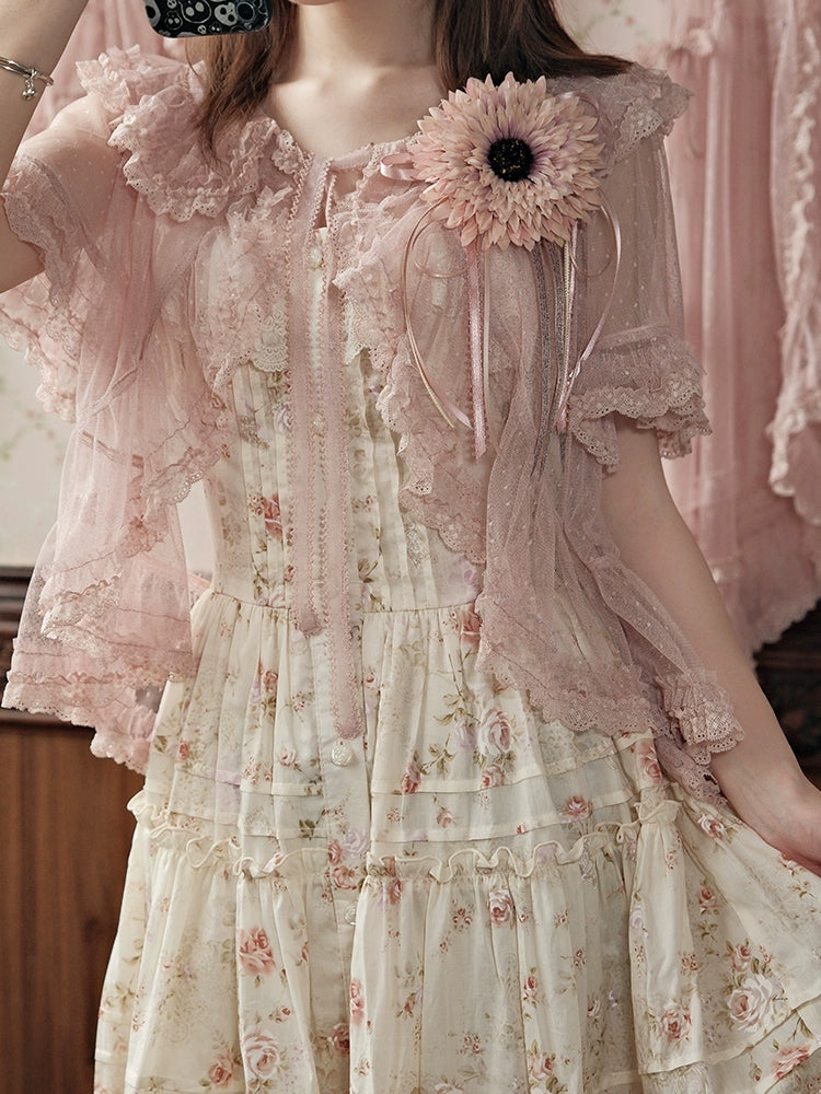 Sweet Dreamer~Yiyi~Classic Lolita Bolero Long Sleeve Tulle Outerwear