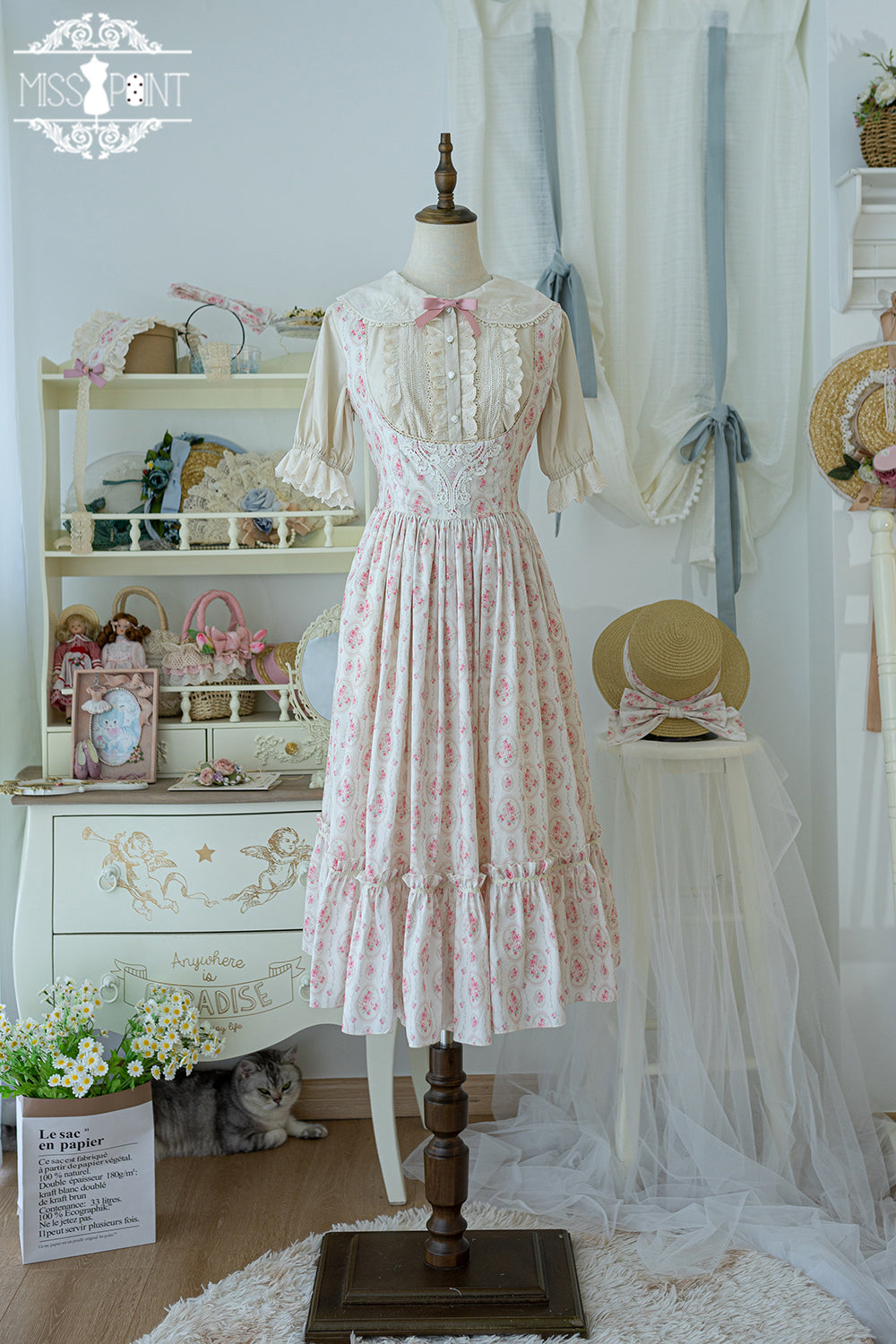 (Buyforme)Miss Point~Happy Summer Elegant Lolita Floral JSK 17940:245994