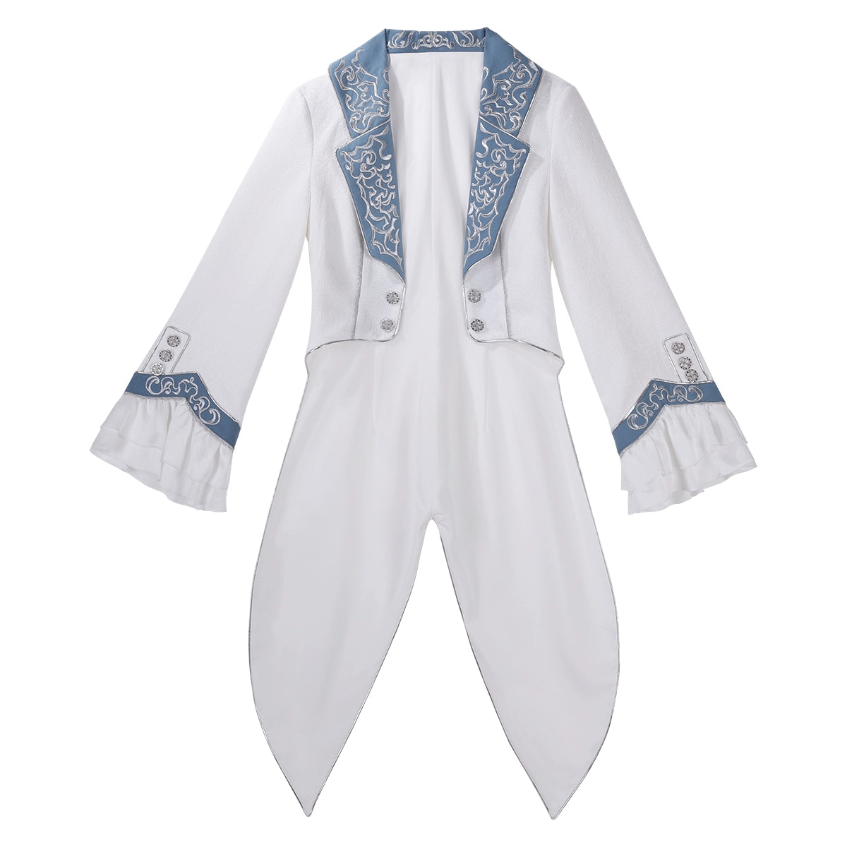 Your Princess - Lunar Paladin - Embroidered Ouji Lolita Tailcoat Set