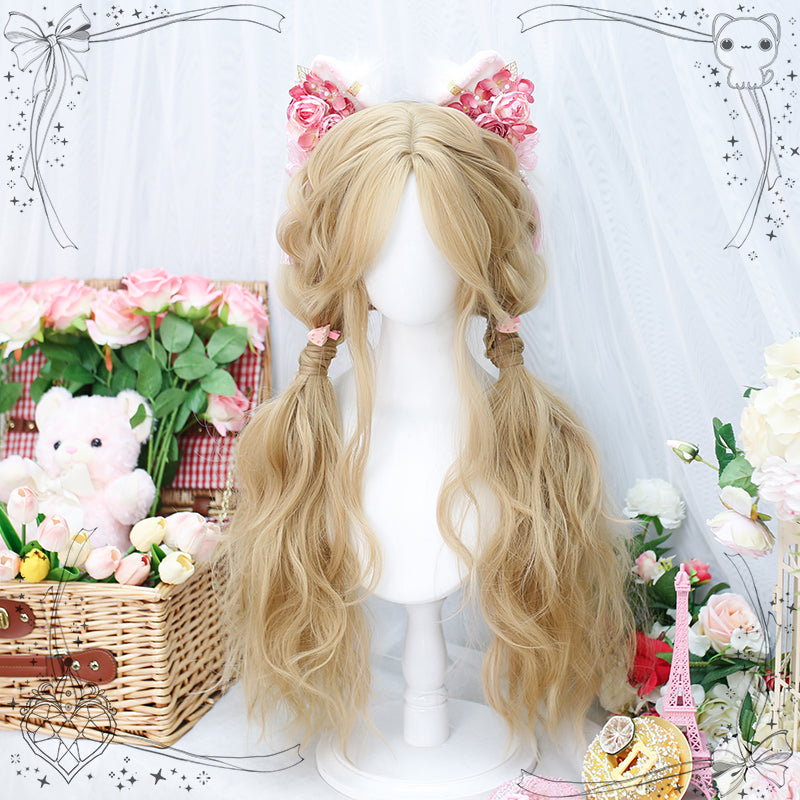 Dalao Home~Joseph~Natural Lolita Long Curly Wig linen princess tree wig with a hair net  