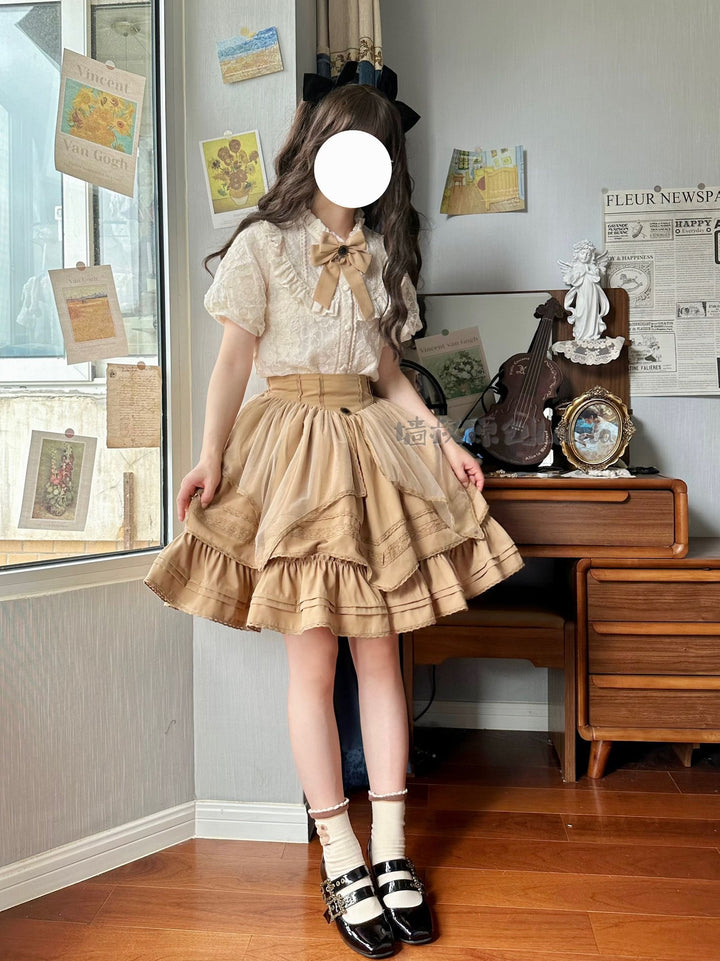 (Buyforme)Uncle Wall Original~Rich Girl~Elegant Lolita SK and Shirt   