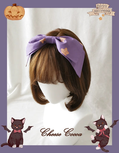 Cheese Cocoa~Vampire Cat Hairband Lolita KC Accessories 005 purple KC  
