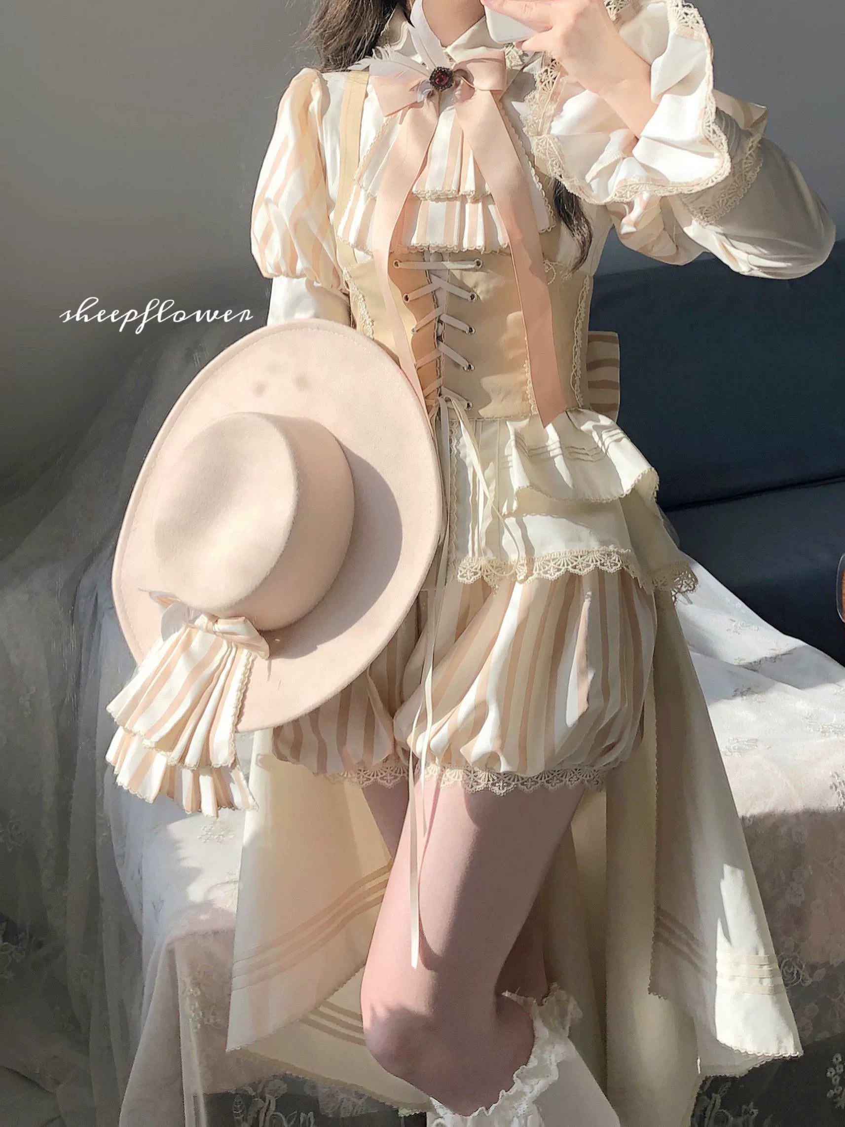 Uncle's Workshop - Ouji Lolita Shirt Set Prince Style Bloomers