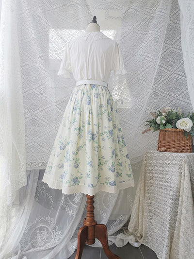 (Buyforme)Miss Point~Customized Vintage Sweet Elegant Rose Skirt   