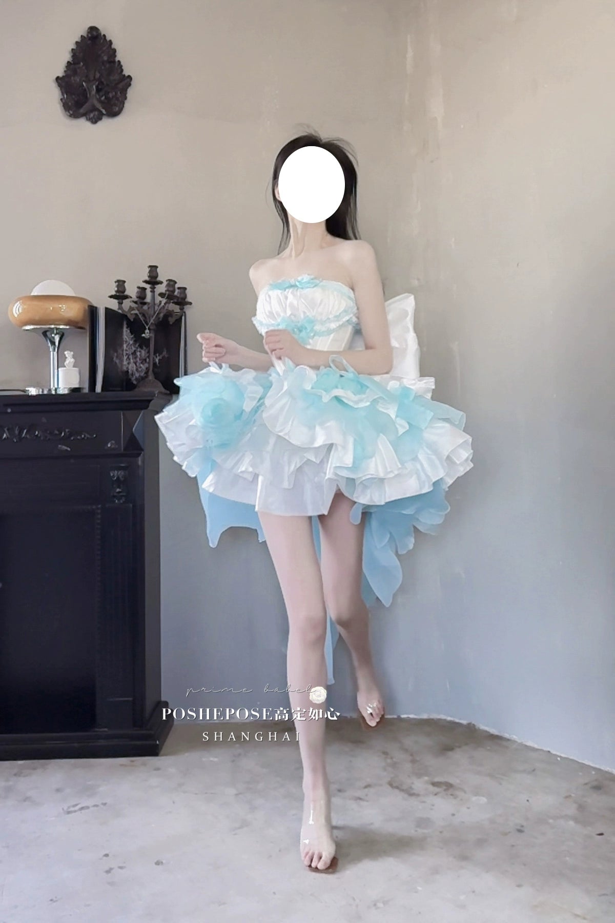 POSHEPOSE~Beauty Like Floating Life~Elegent Lolita JSK Dress Summer Dress   