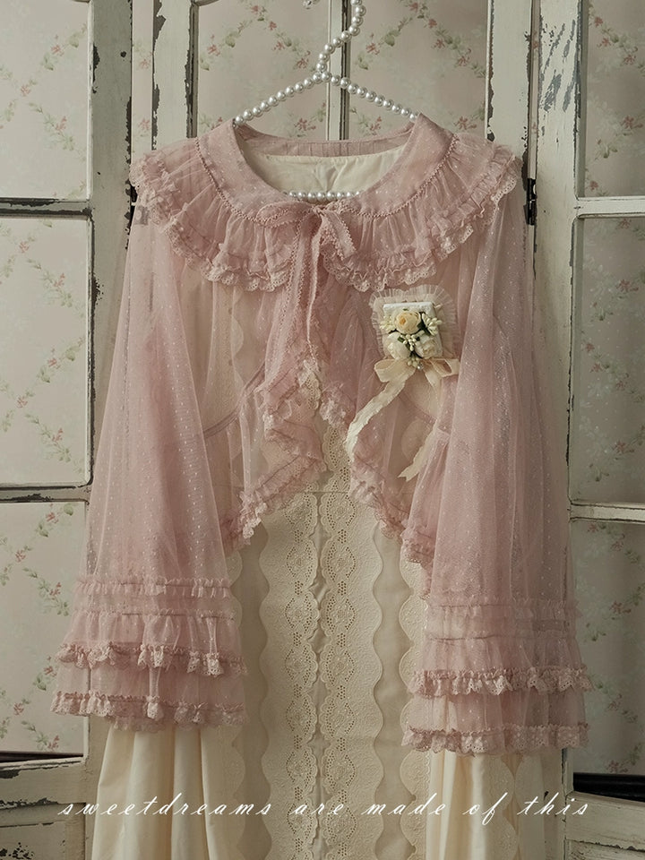 Sweet Dreamer~Yiyi~Classic Lolita Bolero Long Sleeve Tulle Outerwear 41478:703410