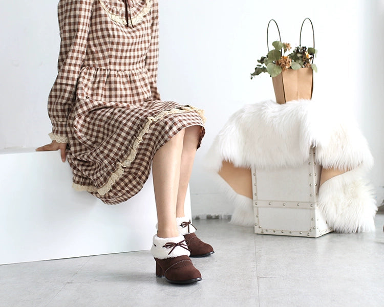Spring Day Lolita - Sweet Lolita Women's Ankle Boots Multicolors 22620:322830