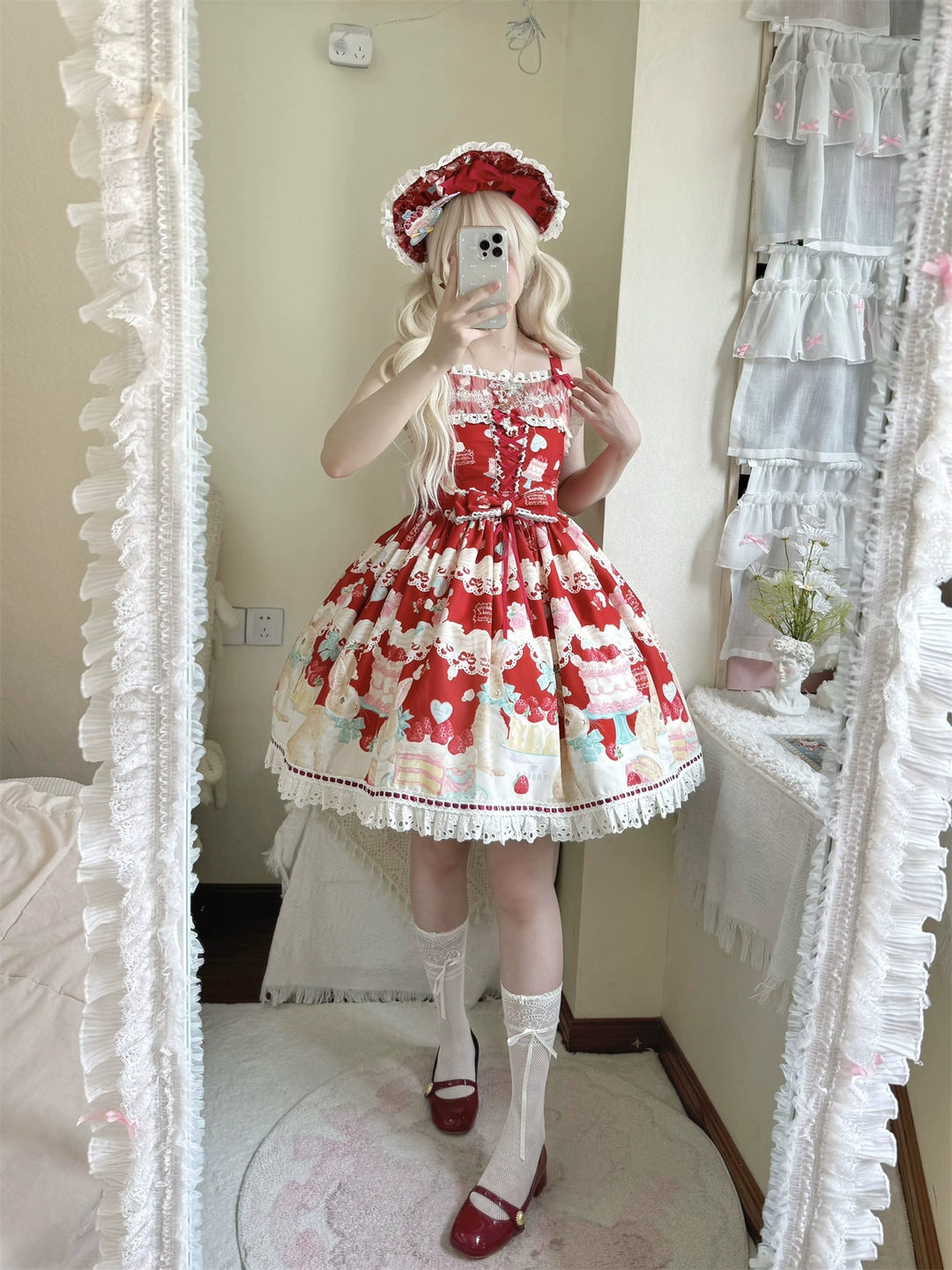 Dark Star Island~Honey Bunny Cake~Sweet Lolita JSK/OP/Strap SK/Shirt   