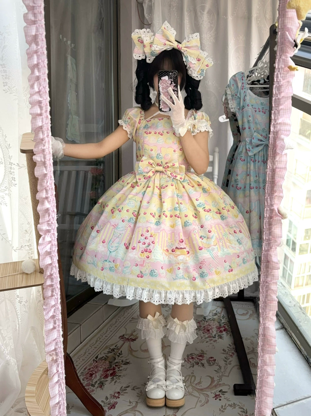 Lamp Flower Lolita~Summer Dream Ice Cream~Sweet Lolita OP Dress