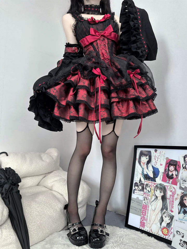 Xiaoxin - Rose Butler - Sweet Lolita JSK Ballet Style Birthday Lolita Dress