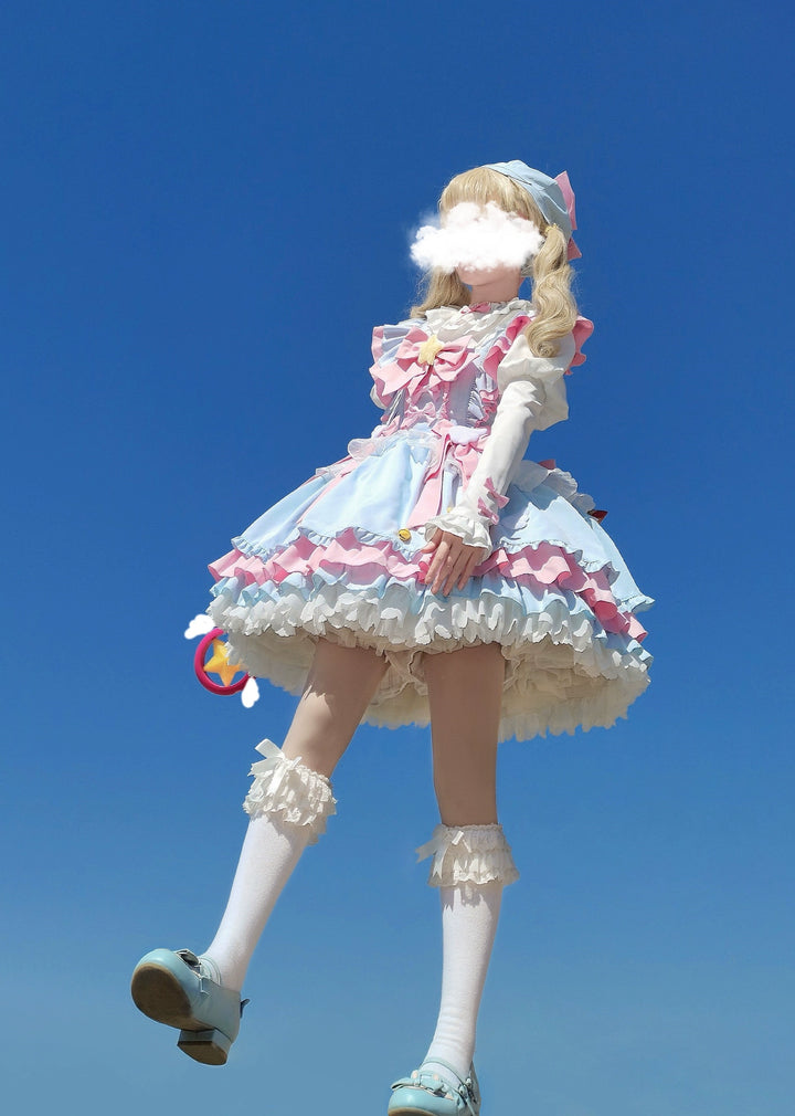 Sugar Girl~Little Star Wing~Sweet Lolita JSK Summer Lolita Dress   