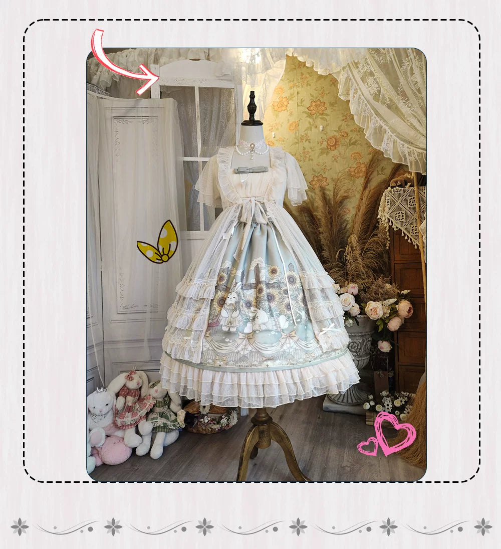 Puffy Lolita Hoop Petticoat, Adjustable Length & Volume