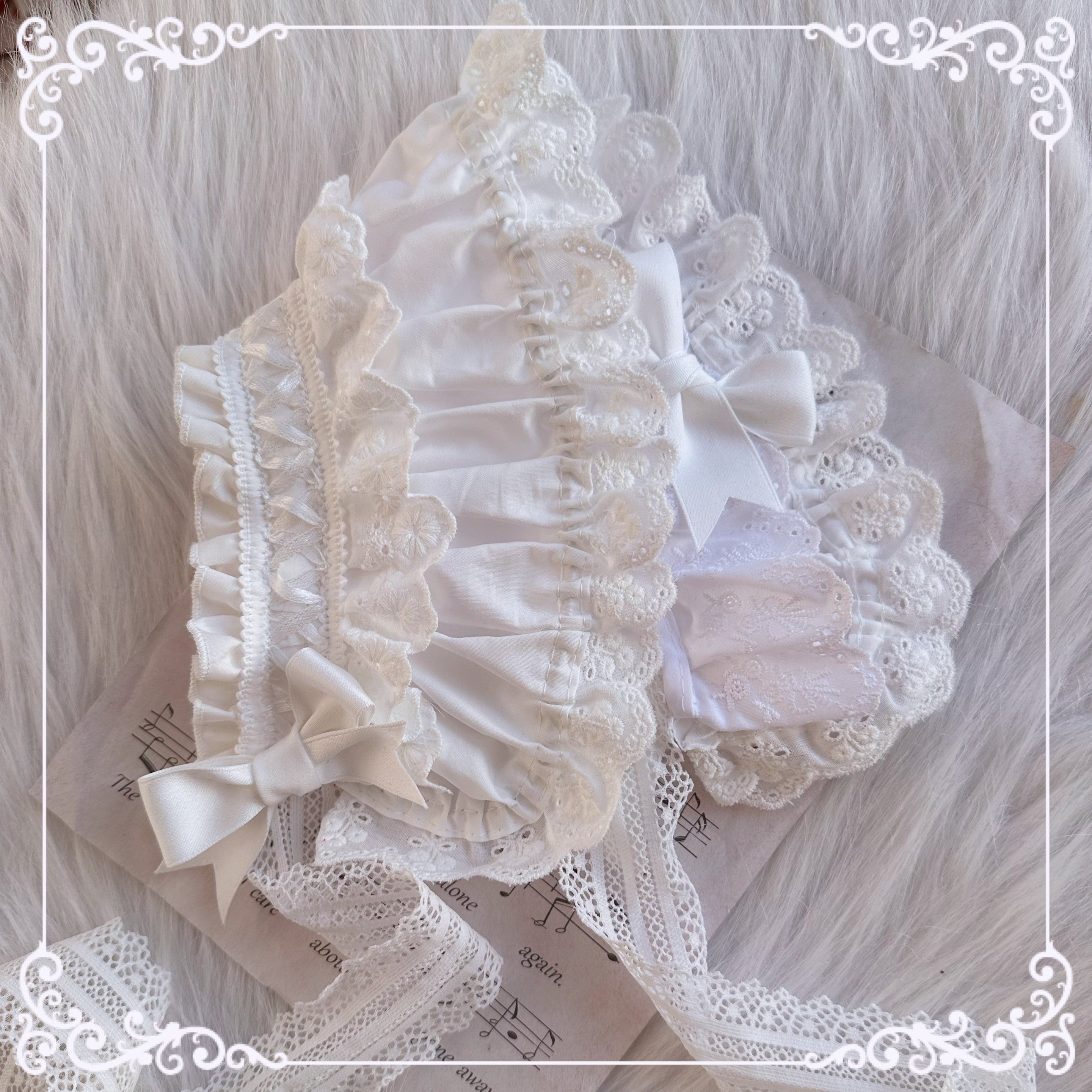 Chestnut Lolita~Lolita Kawaii Cotton BNT Hat 15782:217094