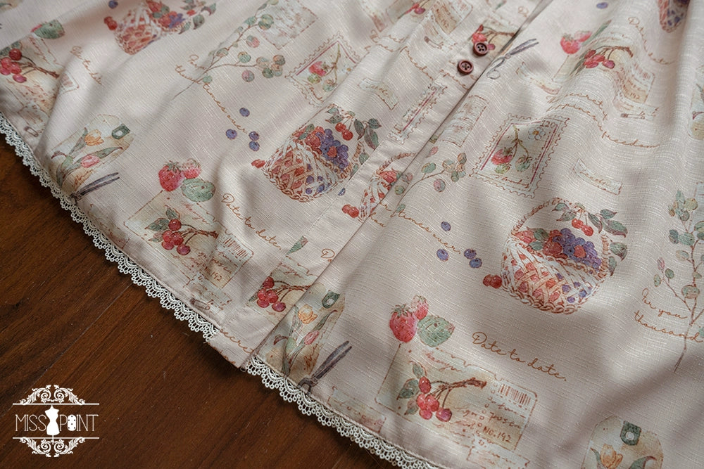 (Buyforme)Miss Point~Forest Lolita Lantern Sleeve OP Casual Dress 29482:341964
