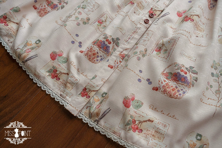 (Buyforme)Miss Point~Forest Lolita Lantern Sleeve OP Casual Dress 29482:341964