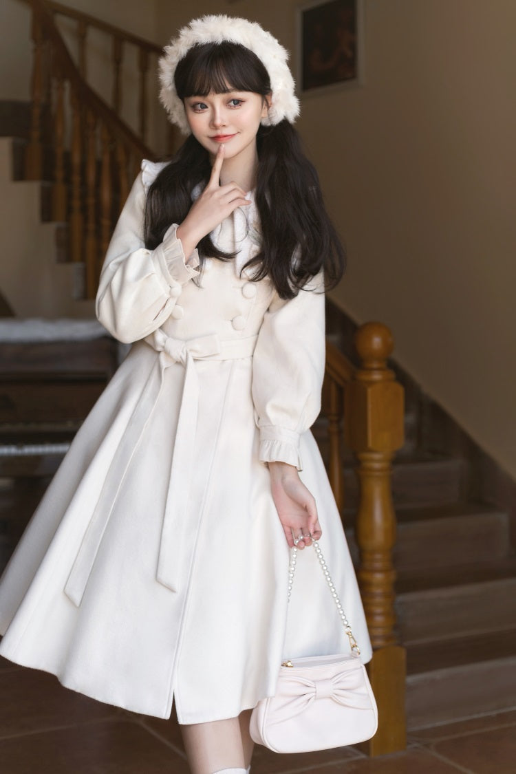 Letters from Unknown Star - Tulip Coat - Winter Elegant Lolita Dress Overcoat