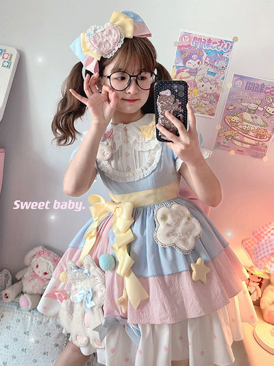 Alice Girl~Sweet Lolita Dress~Candy Cat OP Dress   
