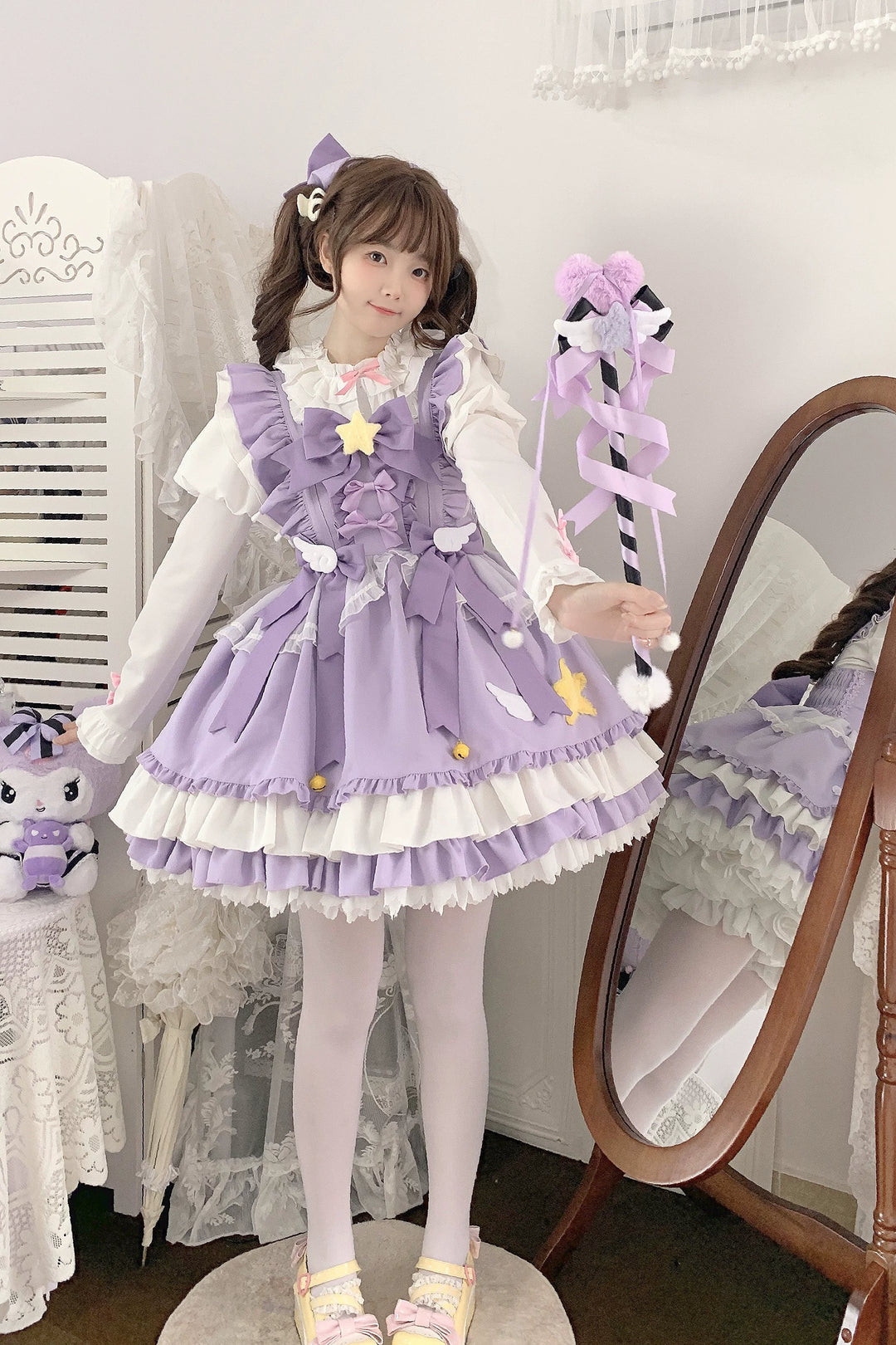 Sugar Girl~Little Star Wing~Sweet Lolita JSK Summer Lolita Dress   