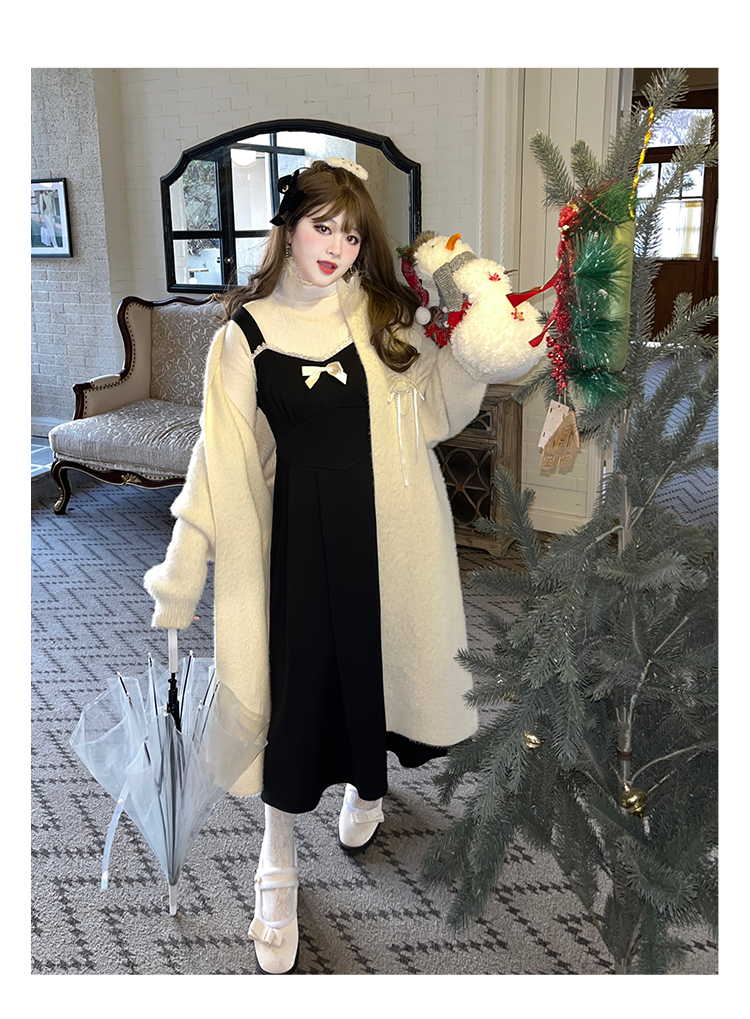 Yingtang~Sweet Lolita Coat Plus Size Lolita Dress Set 26104:373846