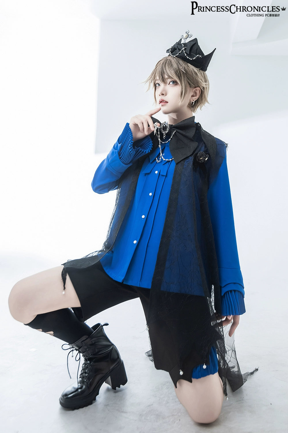 Princess Chronicles - Floating Light and Shadow Ouji Lolita Shirt