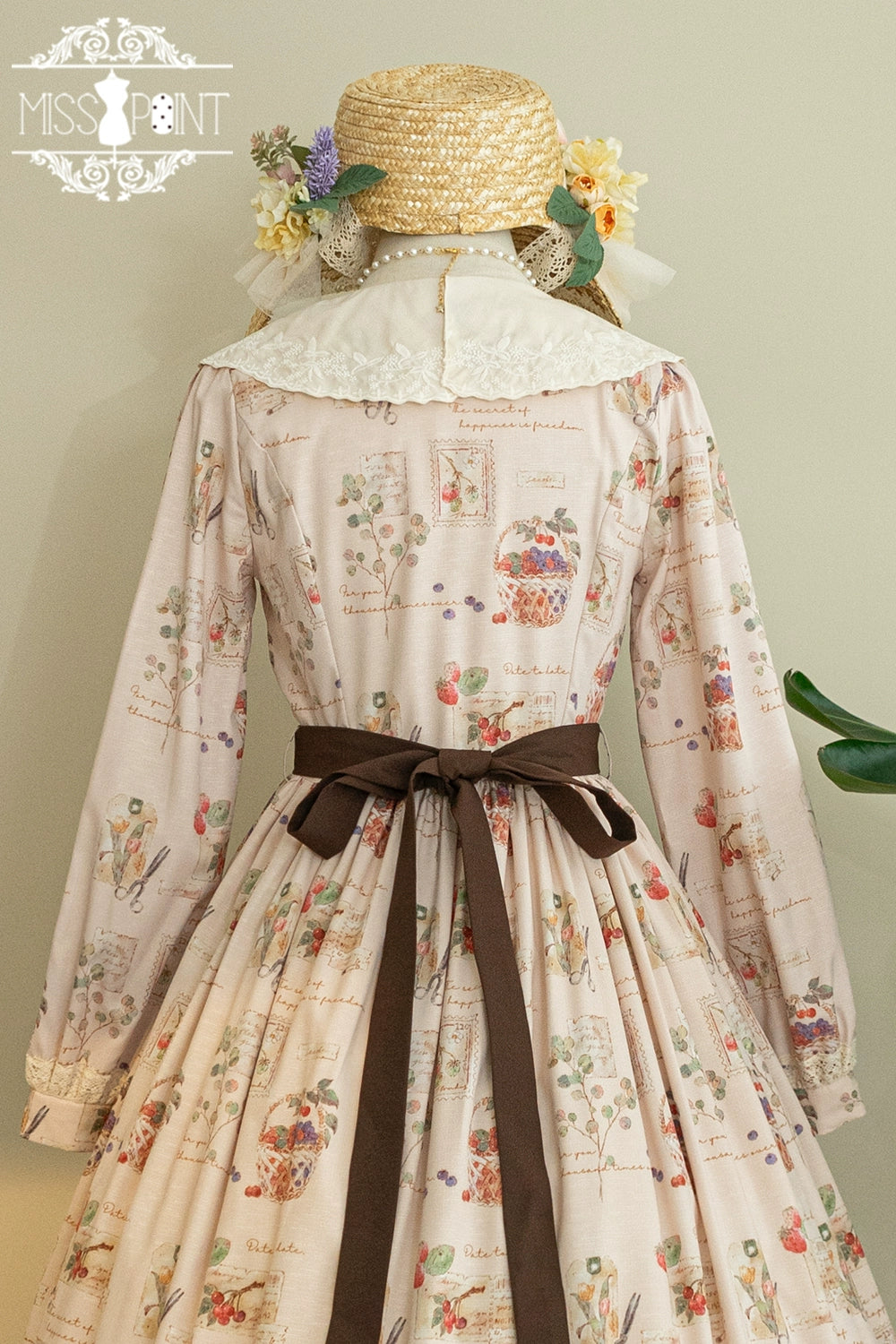 (Buyforme)Miss Point~Forest Lolita Lantern Sleeve OP Casual Dress 29482:341996