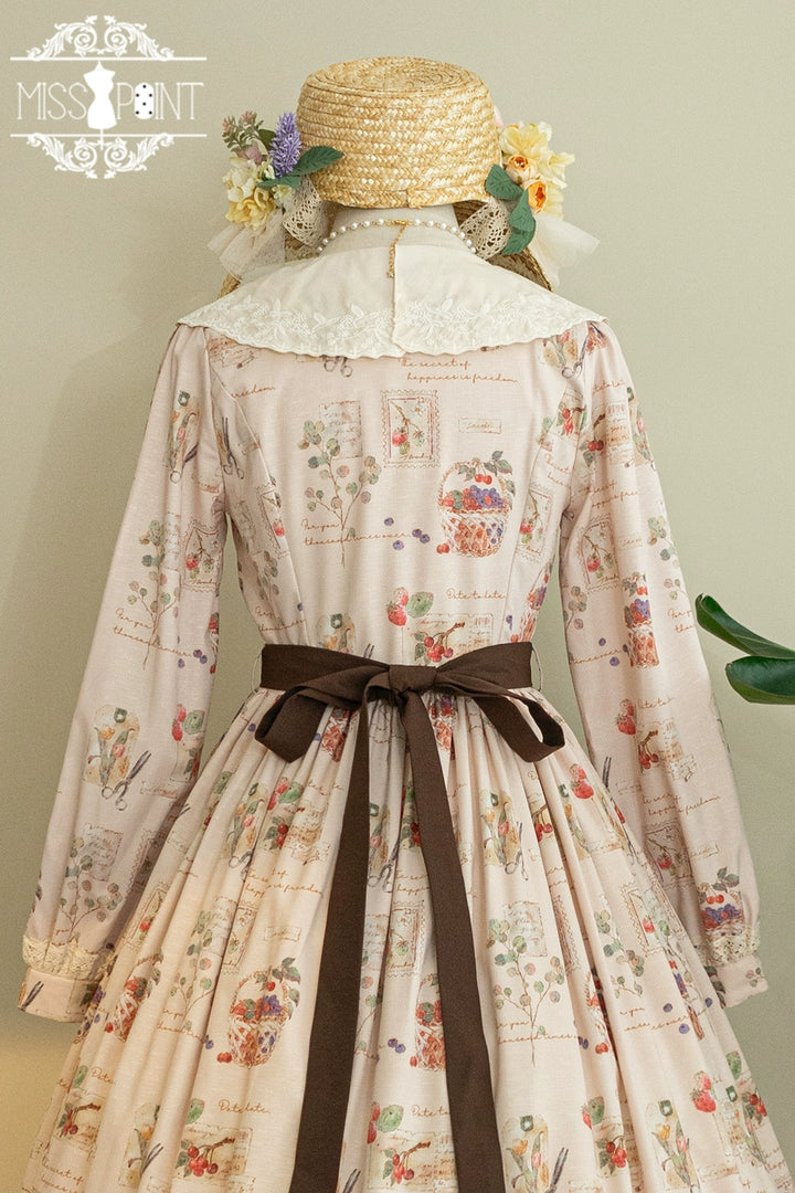 (Buyforme)Miss Point~Forest Lolita Lantern Sleeve OP Casual Dress 29482:341996