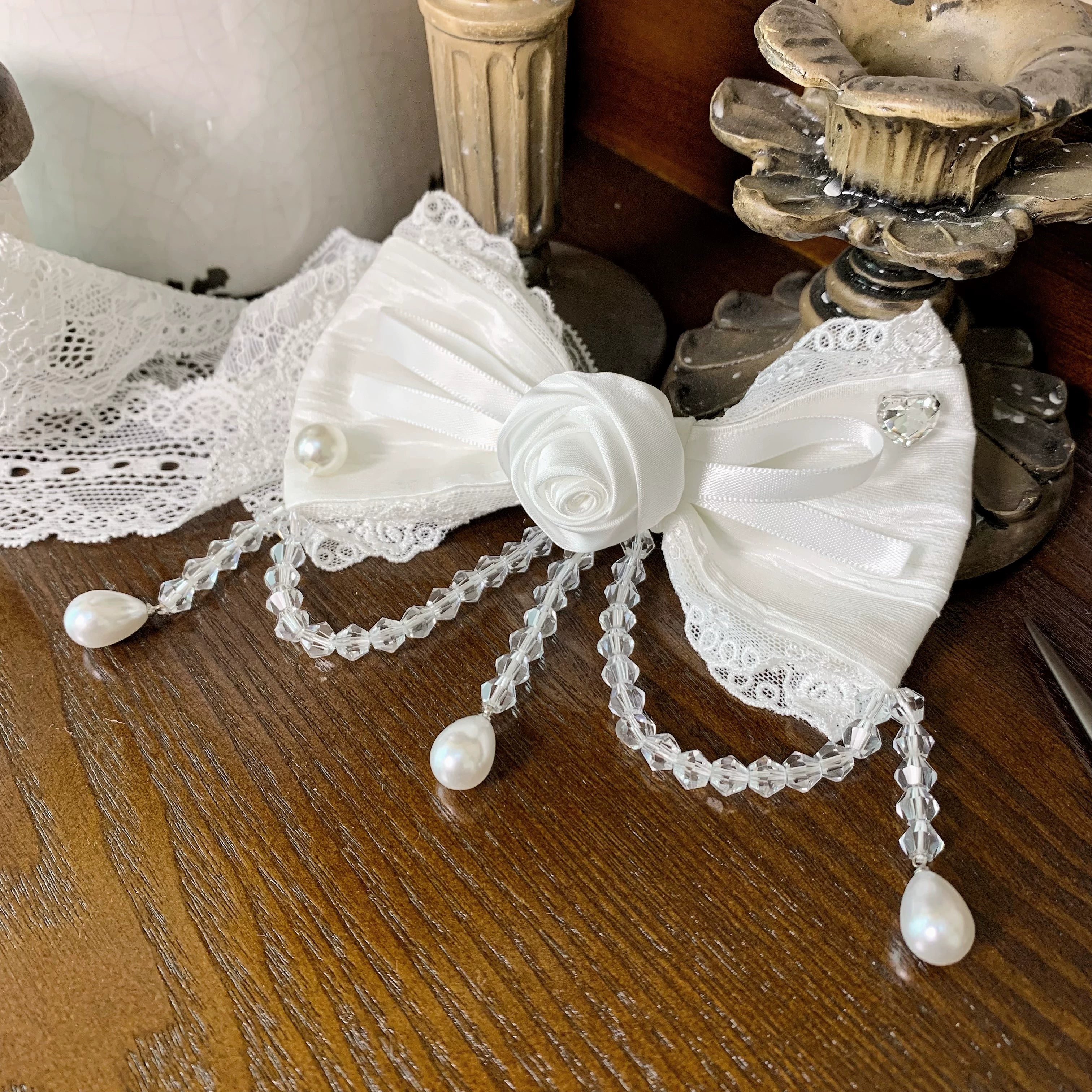 Flower Banquet - Wishing Star - Sweet Lolita Blouse Princess Sleeve Shirt and Accessories (F L M S XL) 41858:716132