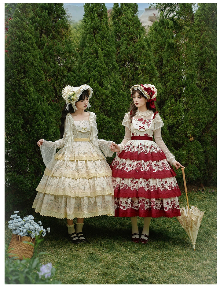 With PUJI~Letters and Poetry~Summer Classic Lolita Tulle Lace Bolero with Multi-Color