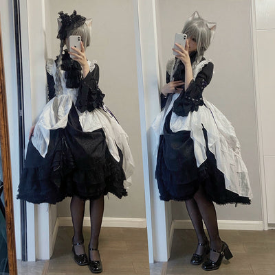 (BFM)Milu~Herbarium~Gothic Lolita Skirt Set Vest Blouse Multicolors   