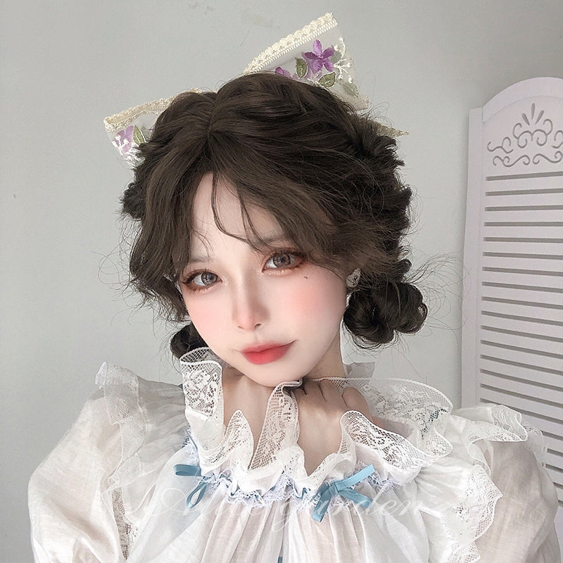 Alicegarden - Daily Lolita Long Curly Brown Wig