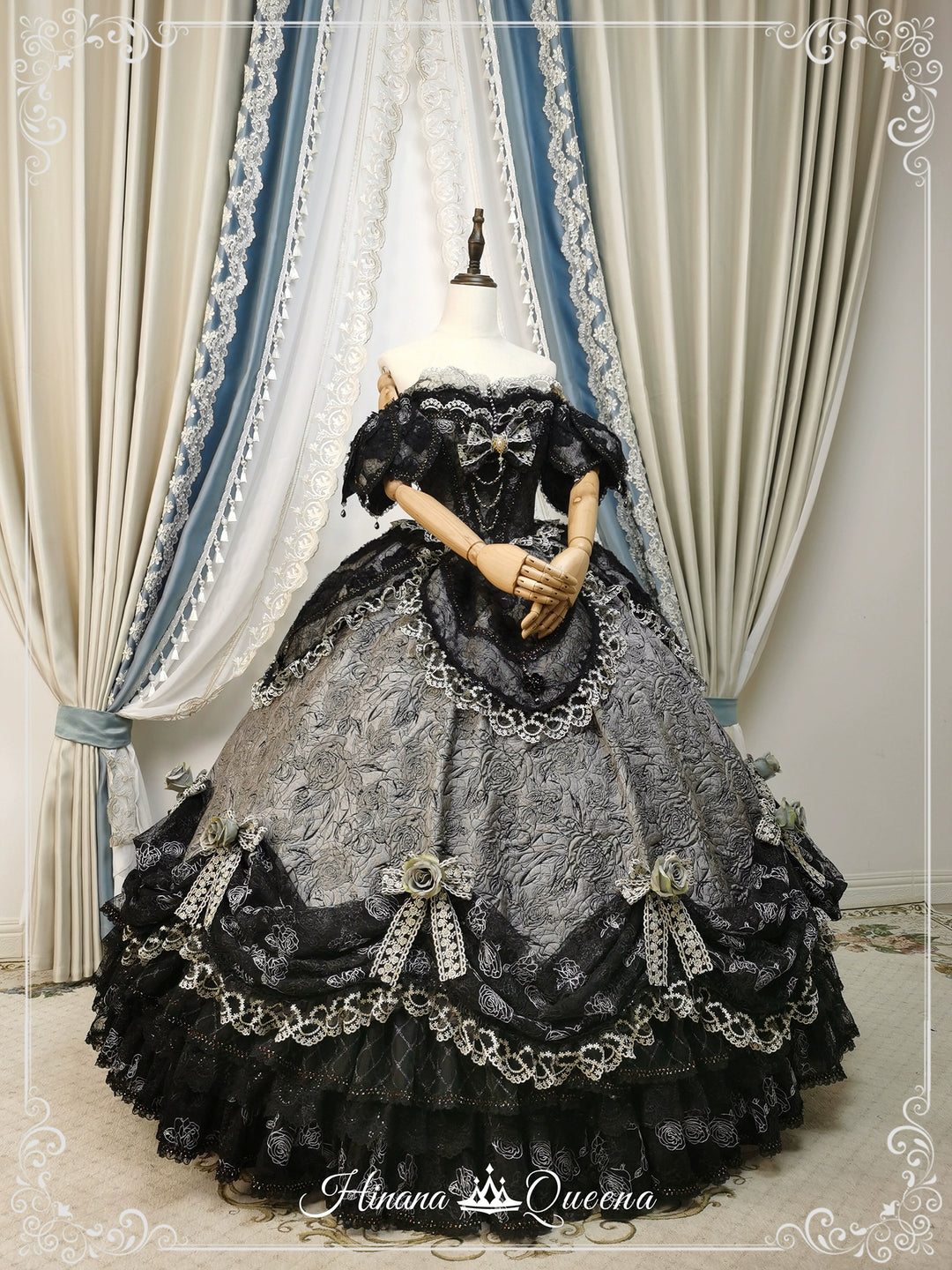 Hinana Queena~With Belle~Bridal Wedding Lolita OP Dress Available for Custom Size 41978:721680