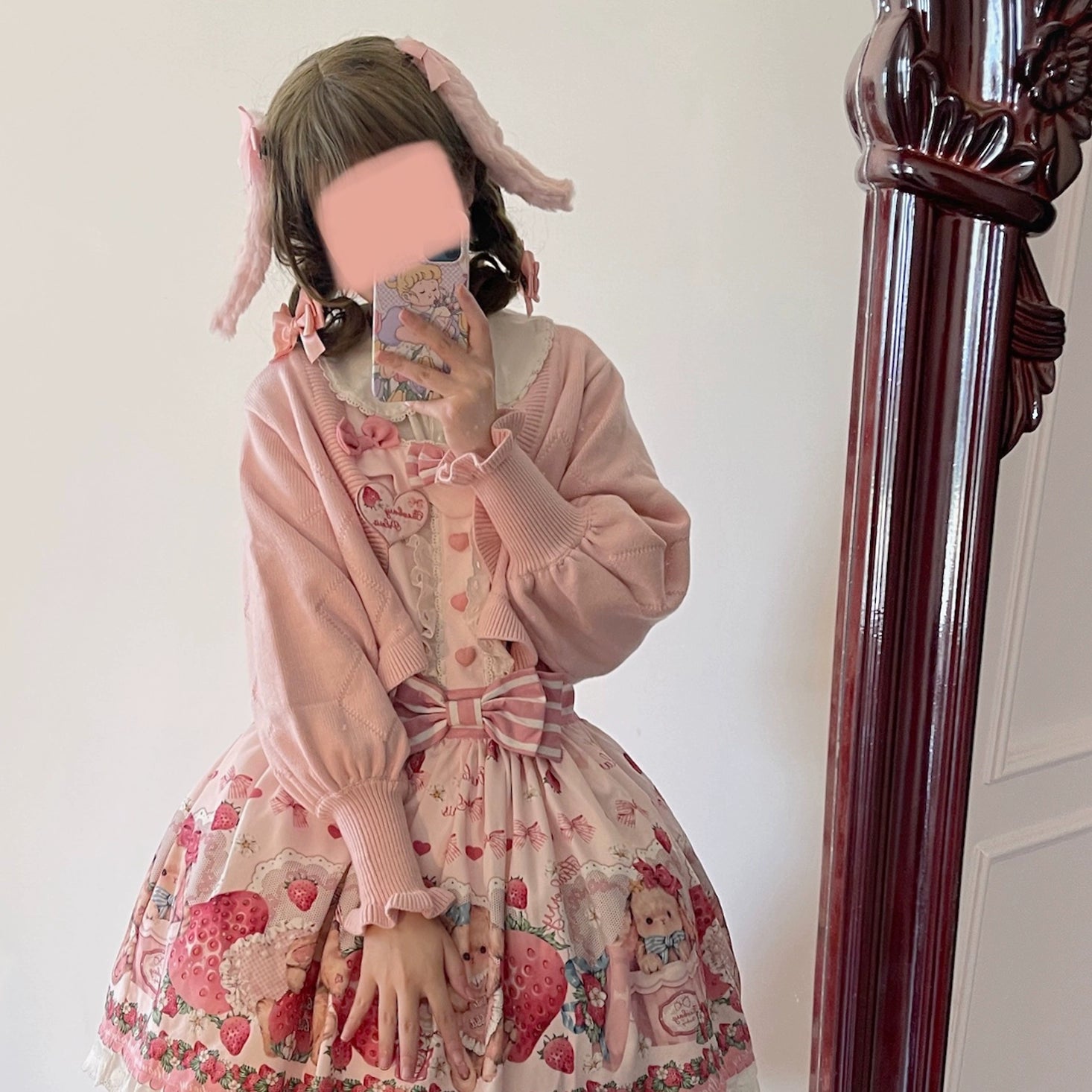 MIST~Cookie~Vintage Lolita Cardigan Short Sweater Multicolors 31538:369508