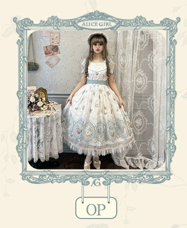 Alice girl~Night Rose~Elegant Lolita Bonnet Embroidered Side Clips   
