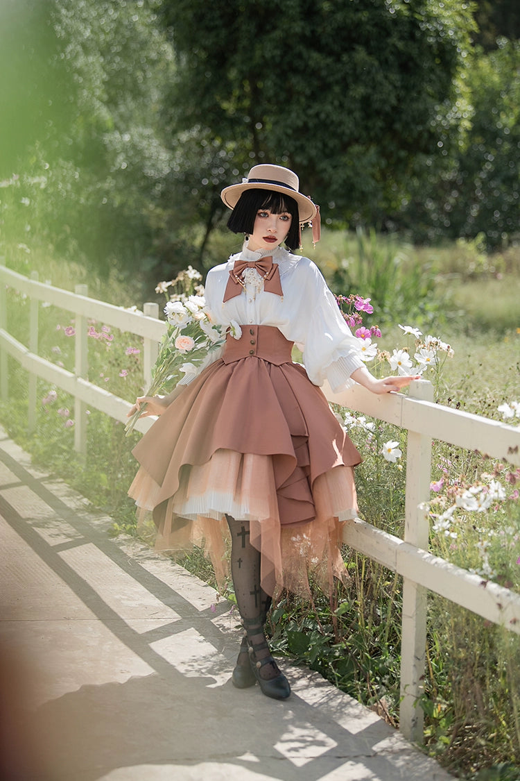 Temple of Time~The Evening Hymn~Elegant Lolita Pleated Petticoat   